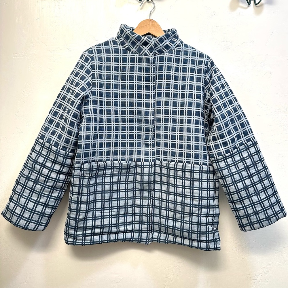 Ace&Jig quilted Homer Jacket in blue plaid “Tourist” pattern. NWT. So nice!